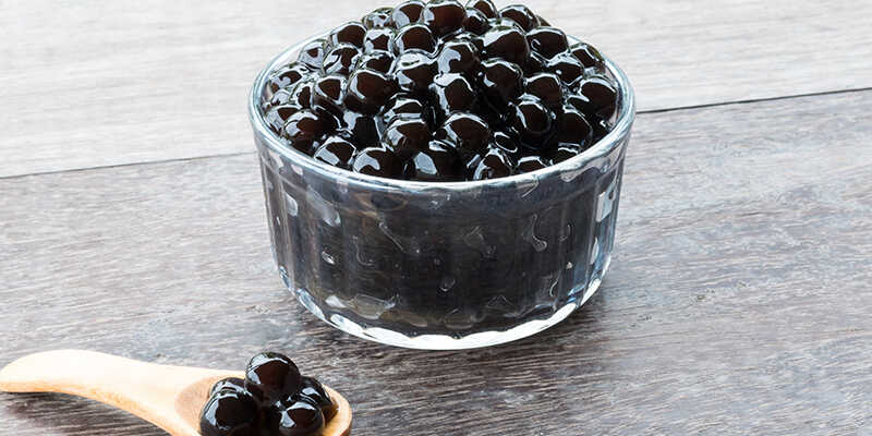 topping trân châu đen