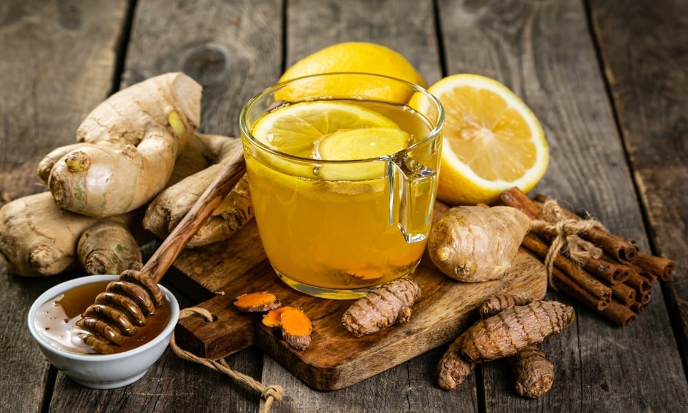 Trà gừng mật ong giúp dễ tiêu hóa
