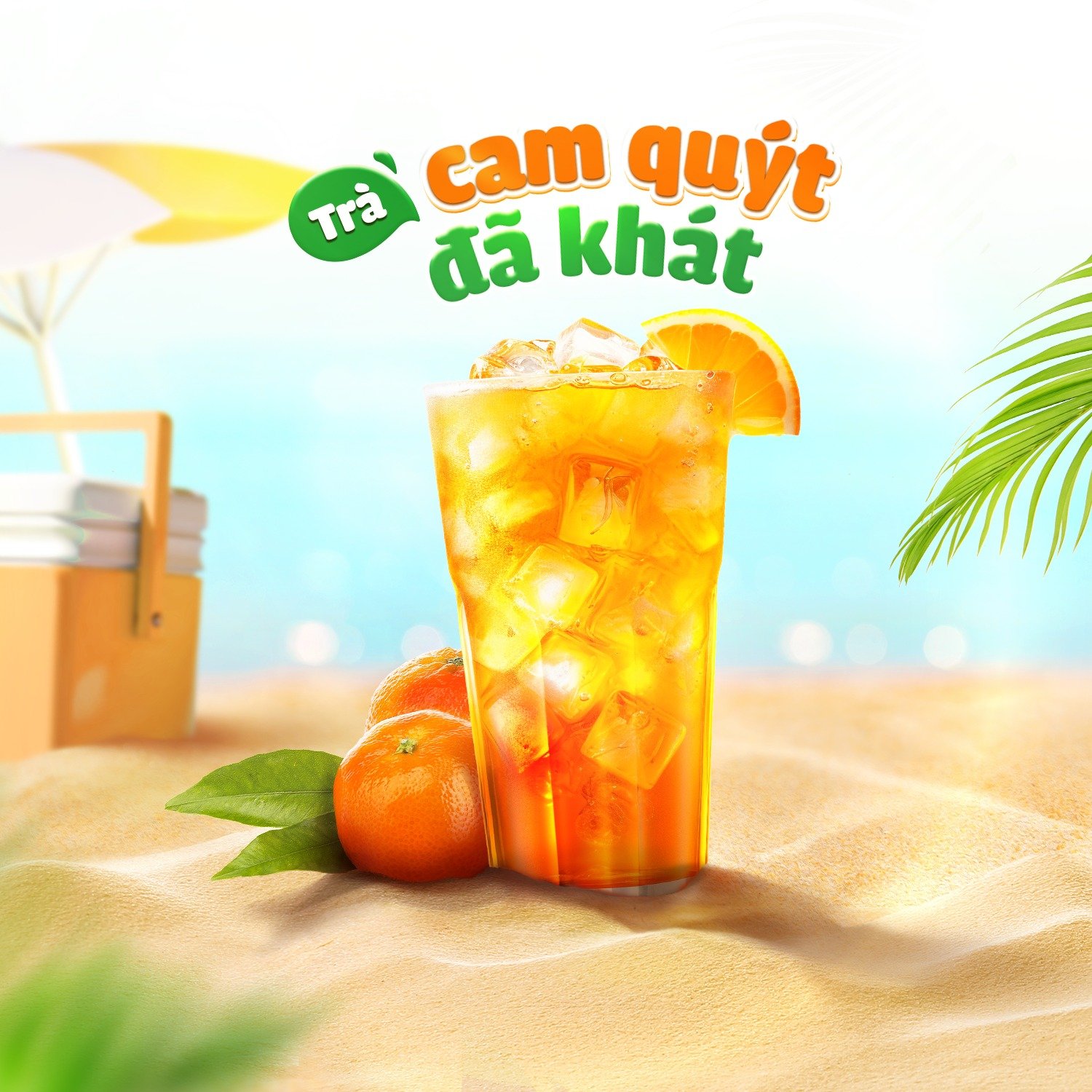 Trà nhài cam quýt chua ngọt