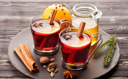 Trà trái cây tươi táo quế giúp thnah lọc cơ thể