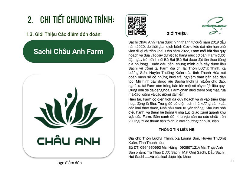 CHƯƠNG TRÌNH ĐÓN ĐOÀN XUYÊN VIỆT BÙNG NỔ TẠI CHÂU ANH FARM