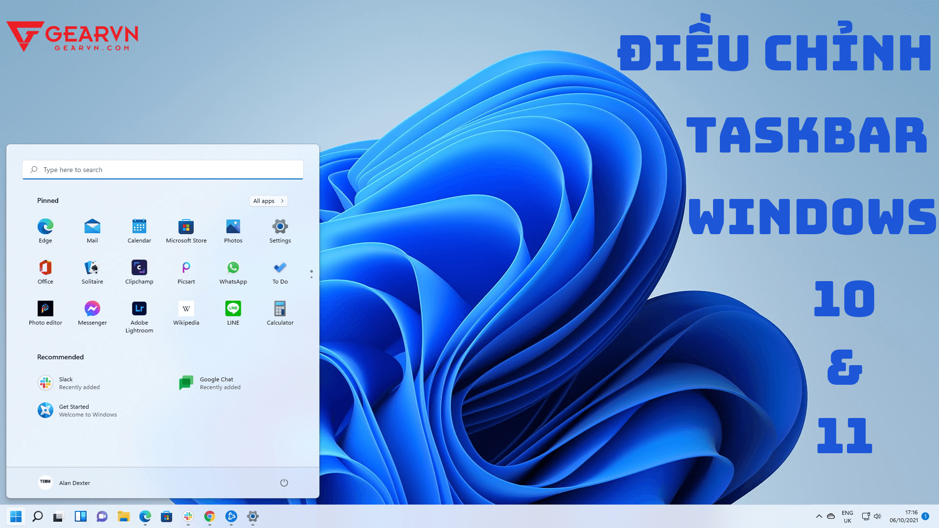 Những cách điều chỉnh thanh taskbar trên laptop Windows 10, Windows 11