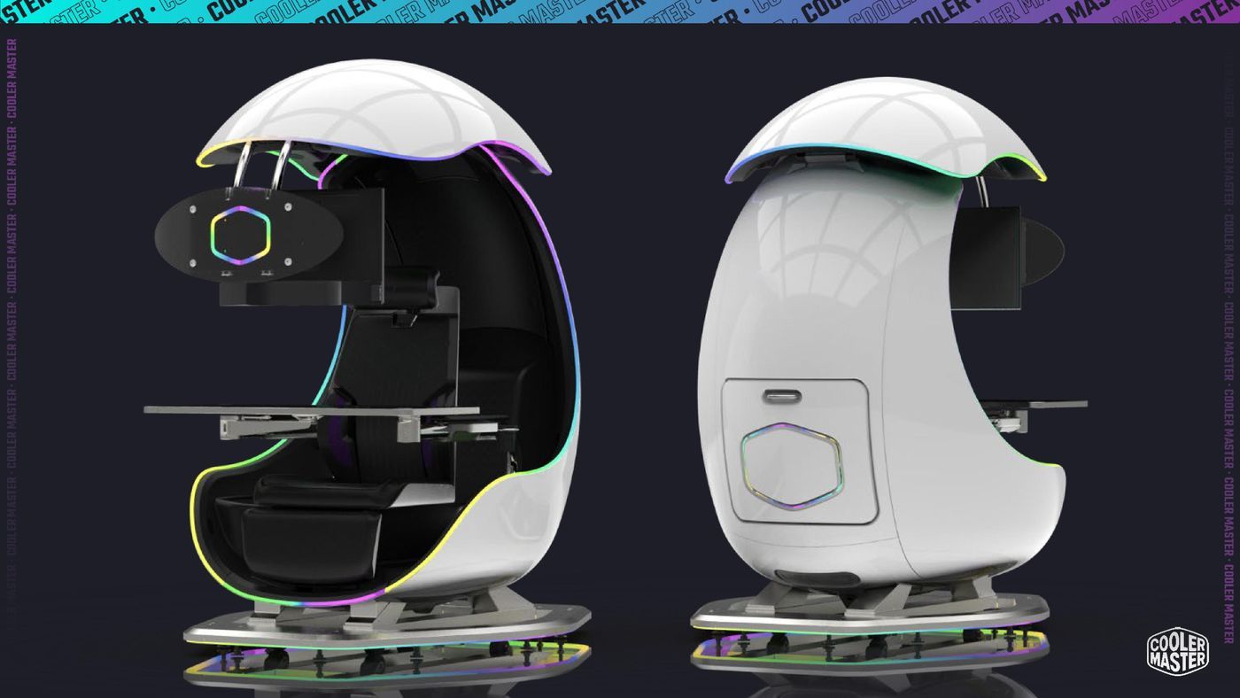 Cooler Master công bố ghế chơi game Orb X với thiết kế quả trứng sang trọng, tích hợp đầy đủ tiện nghi cho game thủ “ăn - ngủ - chơi” cả ngày