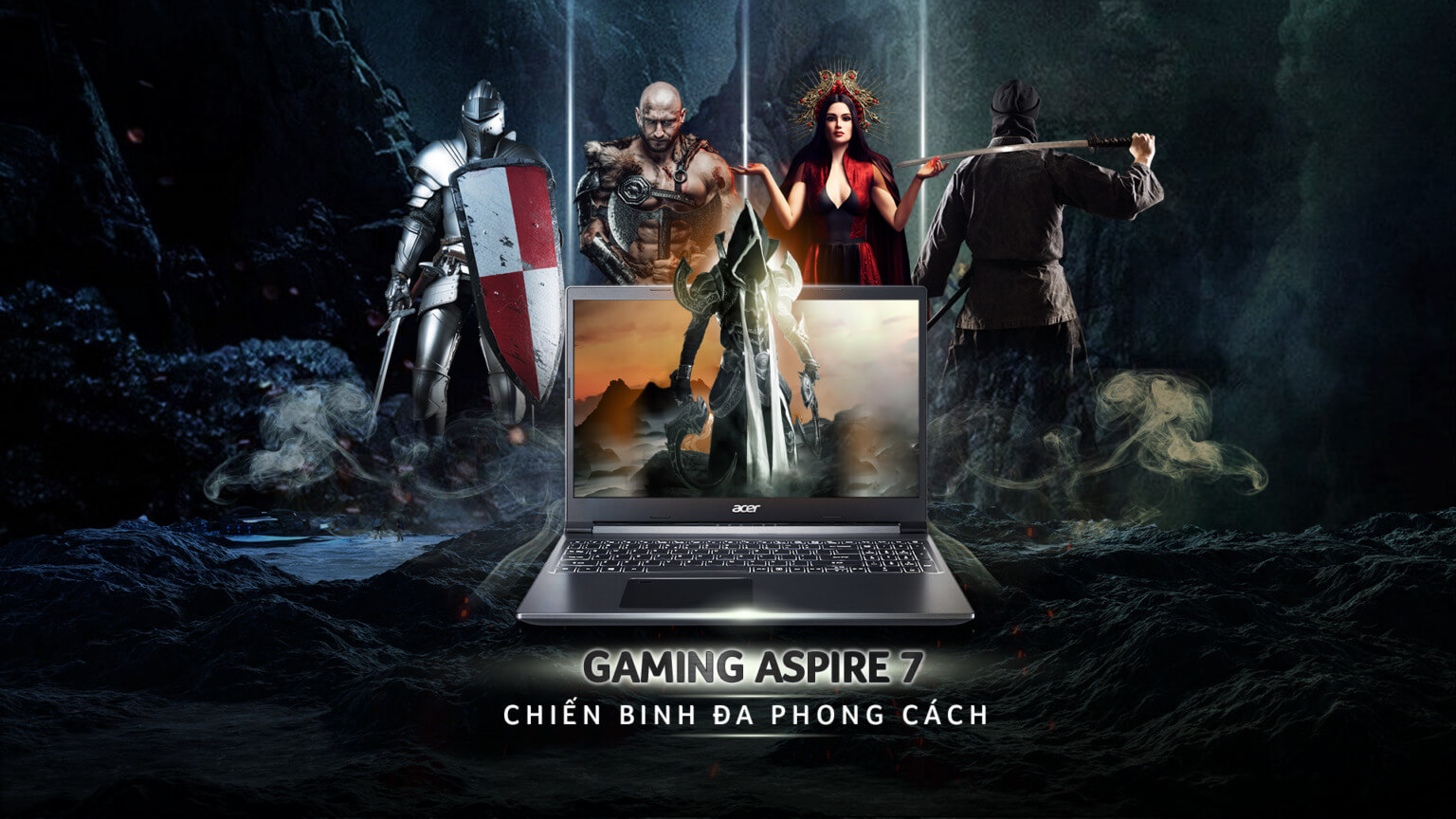 Gaming Aspire 7 2023 - Laptop đa nhiệm vừa học vừa chơi dành cho học sinh, sinh viên