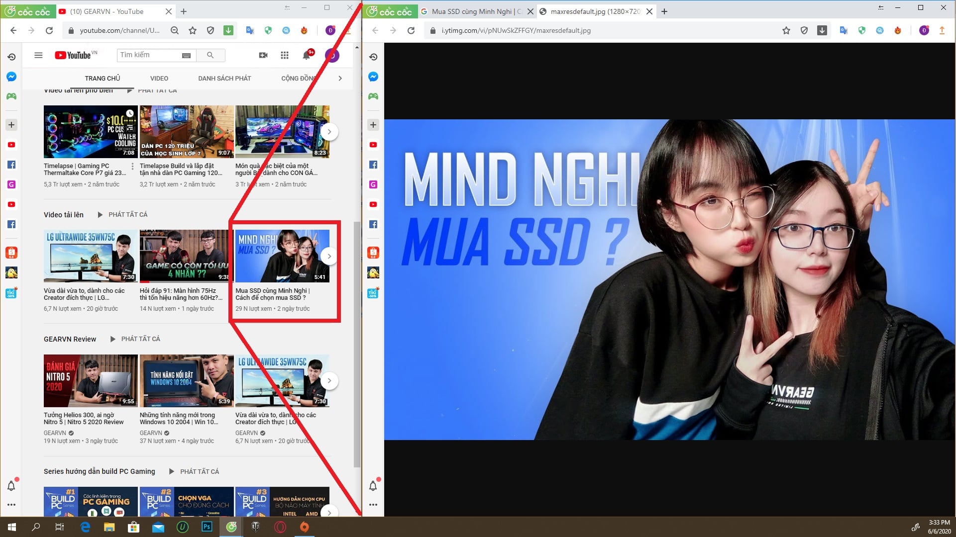 Xem video Youtube thấy có ảnh nền đẹp, đây là cách bạn "loot" về làm tài liệu