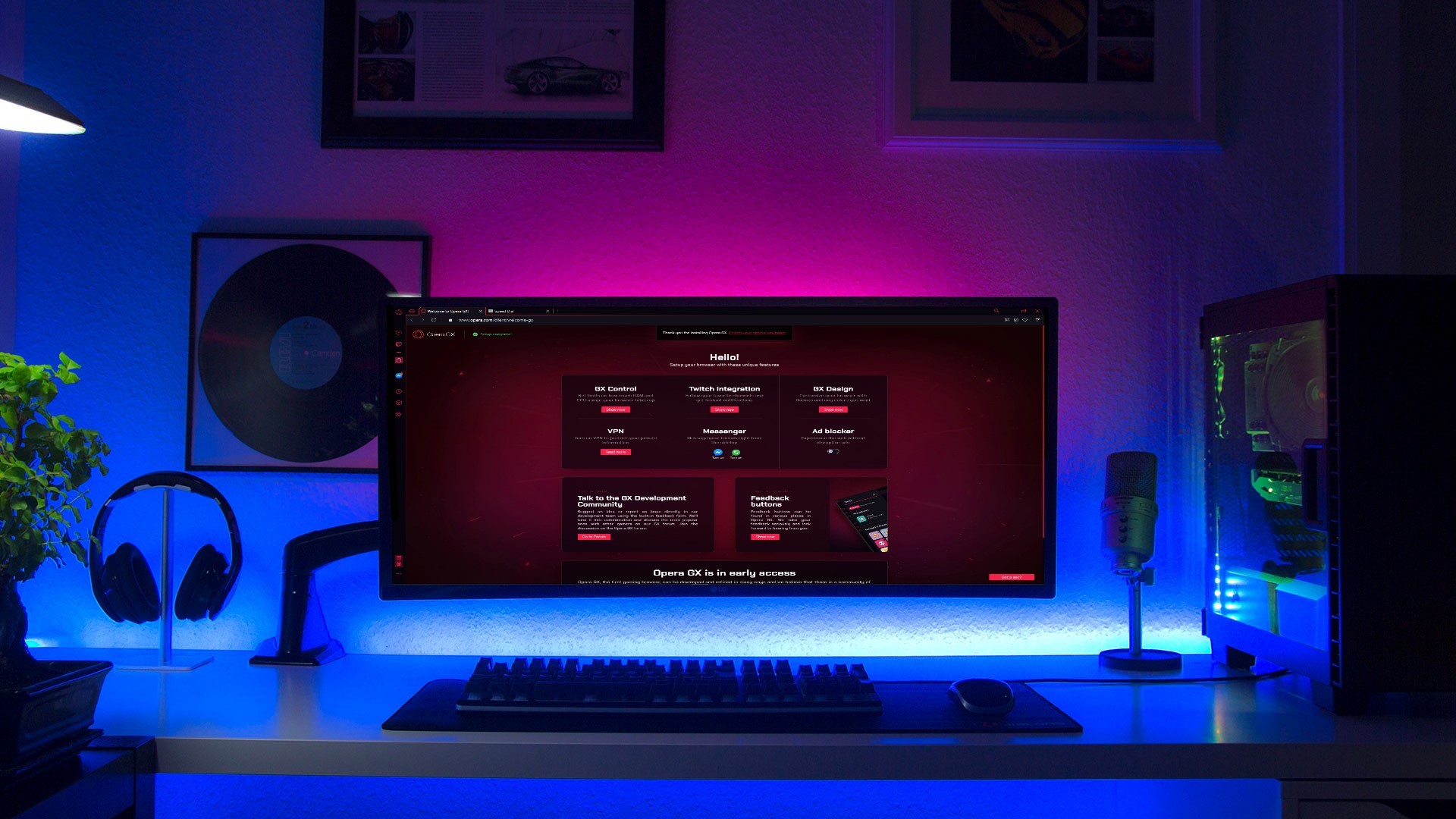 Mời anh em sử dụng dùng "trình duyệt gaming" Opera GX và những tính năng dành cho game thủ
