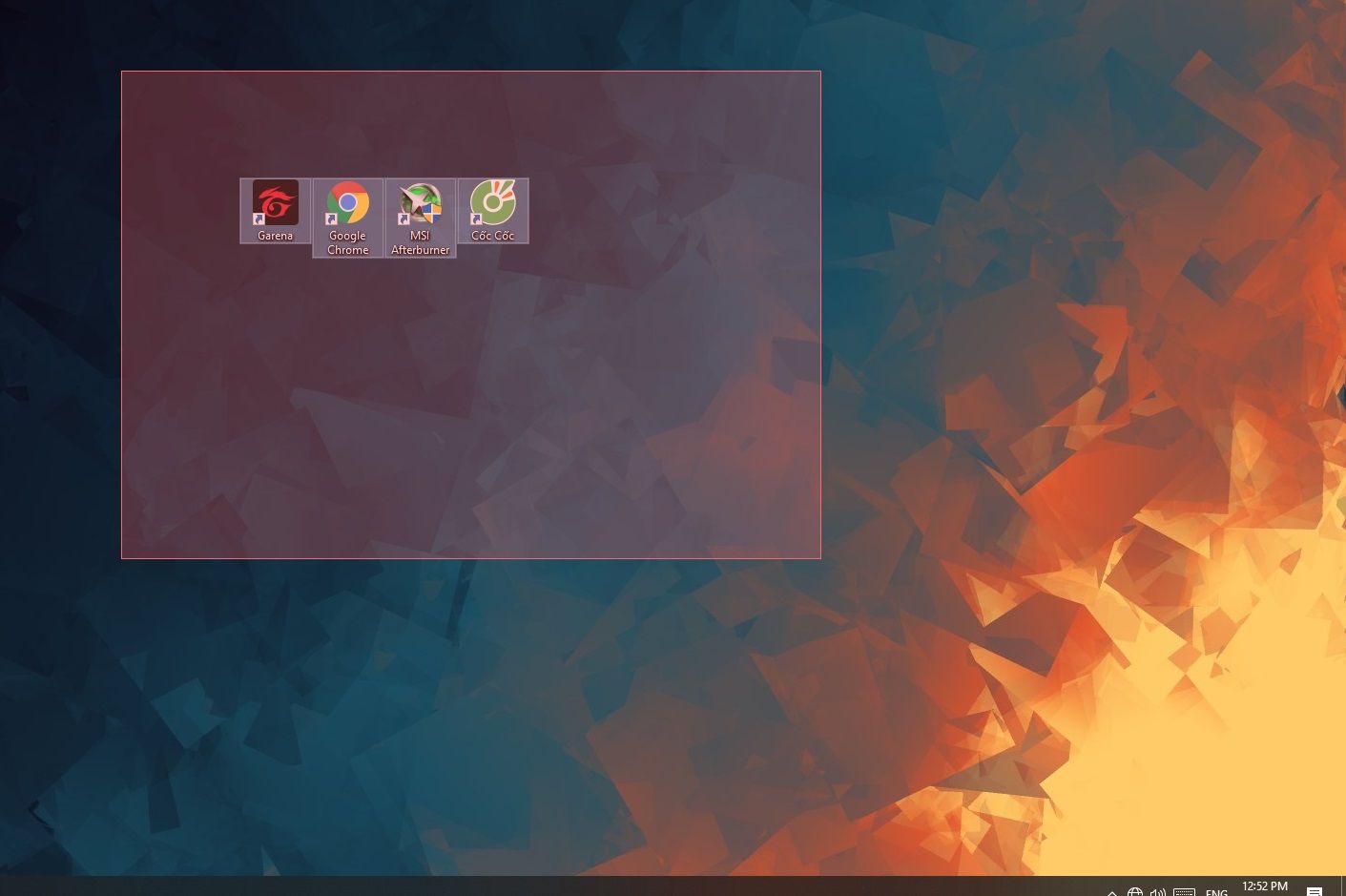 Hướng dẫn tô màu cho vùng chọn chuột trên Windows 10