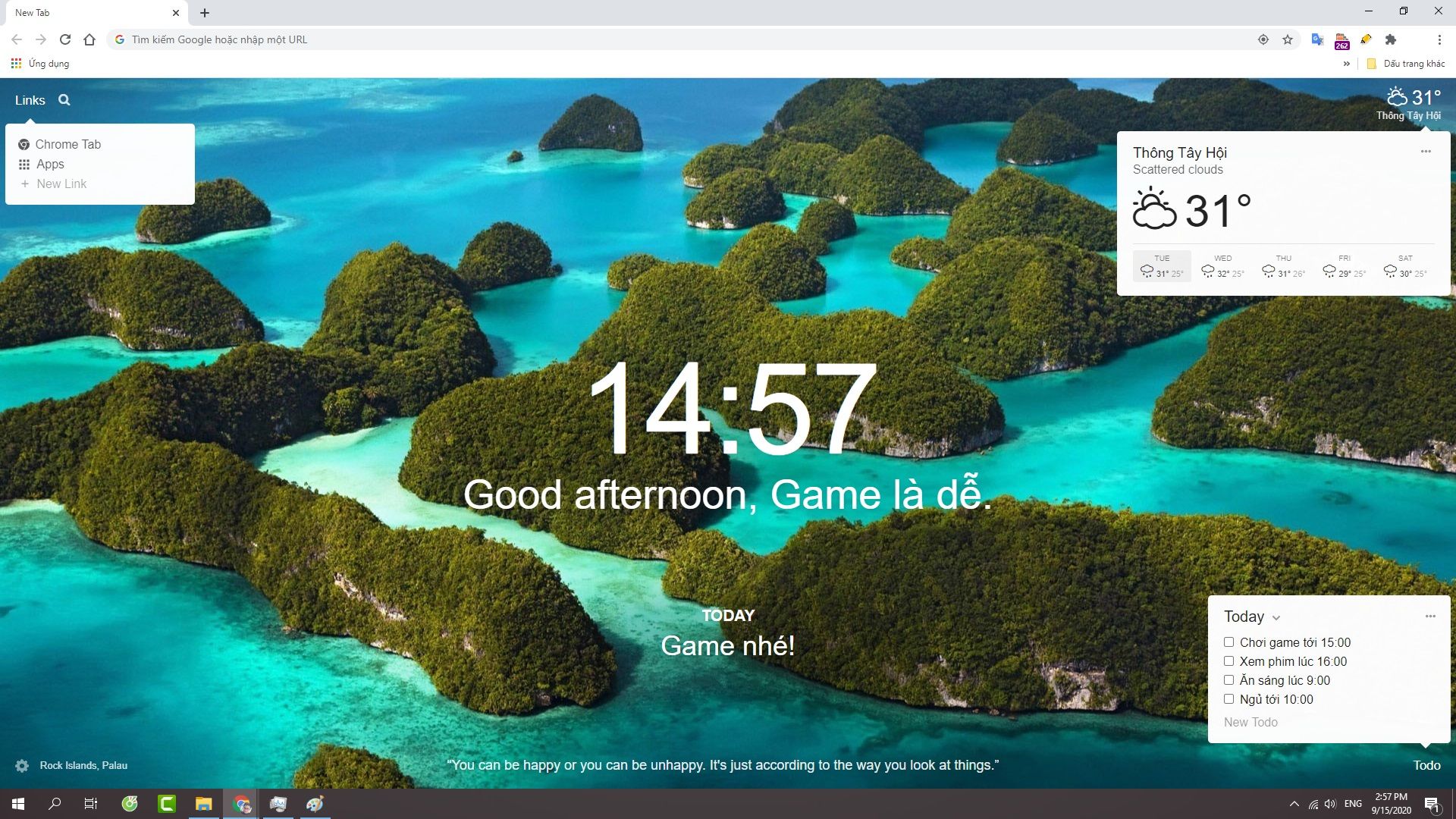 Hướng dẫn giúp Chrome trở nên ấn tượng hơn với giao diện Momentum độc đáo