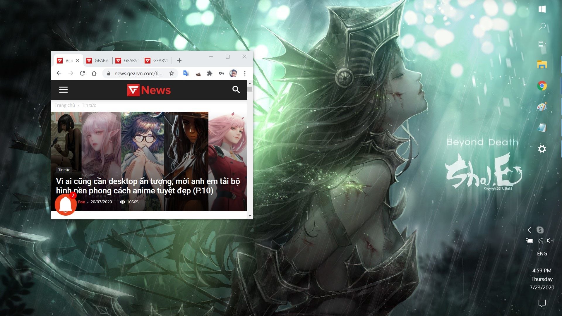 Mẹo mở nhanh trang web yêu thích của bạn bằng phím tắt trên Windows 10