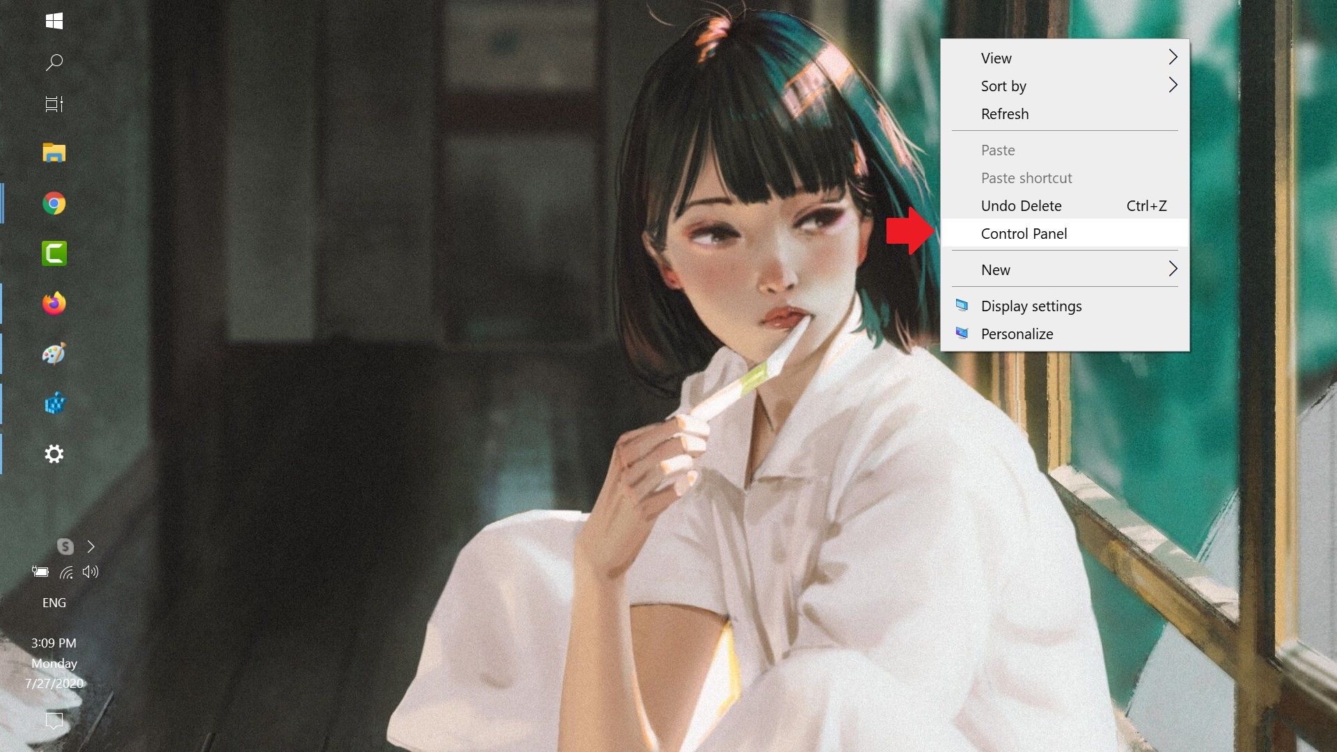 Mẹo mở nhanh Control Panel bằng chuột phải trên Windows 10