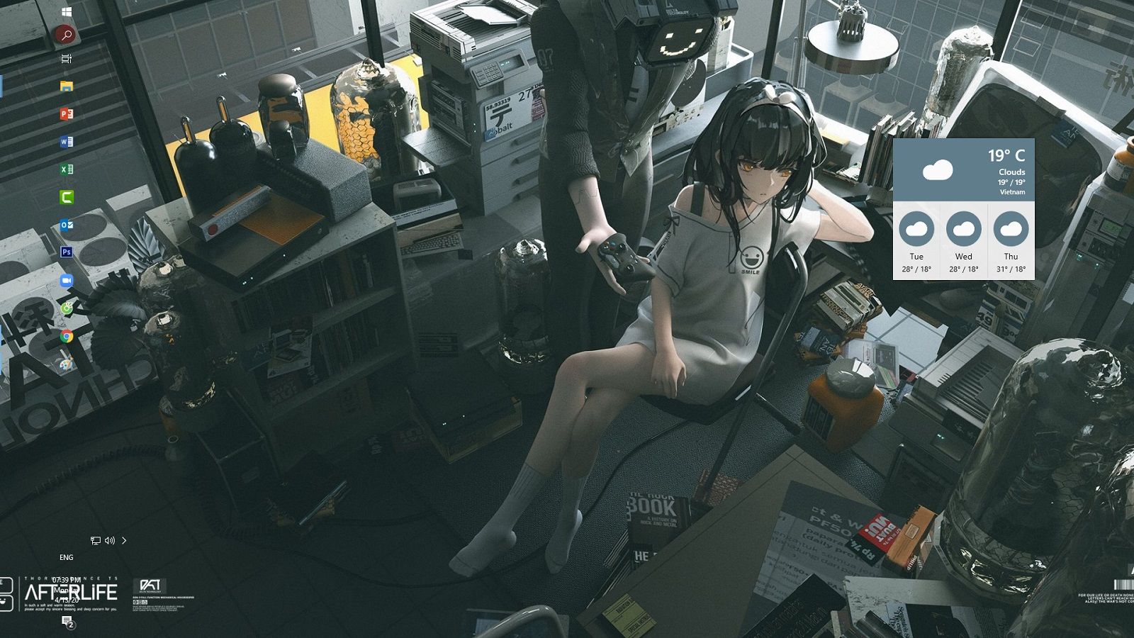 Đừng để những cơn mưa đầu mùa làm ướt vai ai, hướng dẫn đặt bảng dự báo thời tiết ngay trên desktop