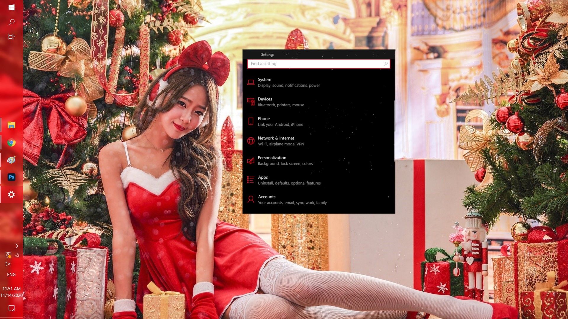 Hướng dẫn mang không khí Noel lên Windows 10 với giao diện Giáng Sinh tuyệt đẹp