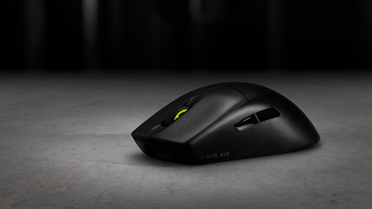M75 AIR WIRELESS - Chuột gaming nhẹ nhất của CORSAIR dành cho game thủ FPS