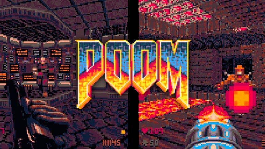 Mời anh em trải nghiệm miễn phí Doom phiên bản 8-bit đầy hoài niệm