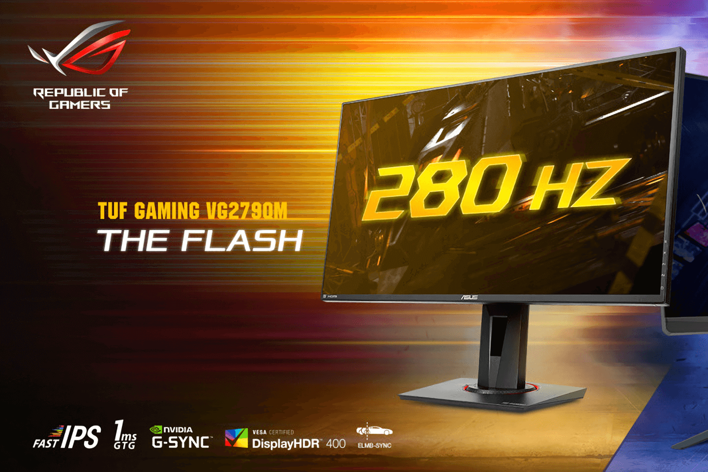 Màn hình 280Hz đầu tiên trên thế giới bất ngờ xuất hiện: IPS, G-Sync, HDR400, giá khoảng 12 triệu