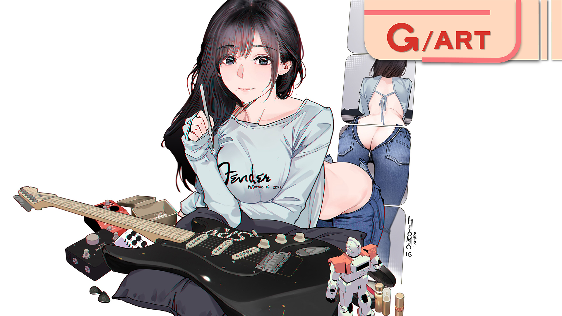 Vì ai cũng cần desktop ấn tượng, mời tải bộ hình nền em và chiếc đàn guitar