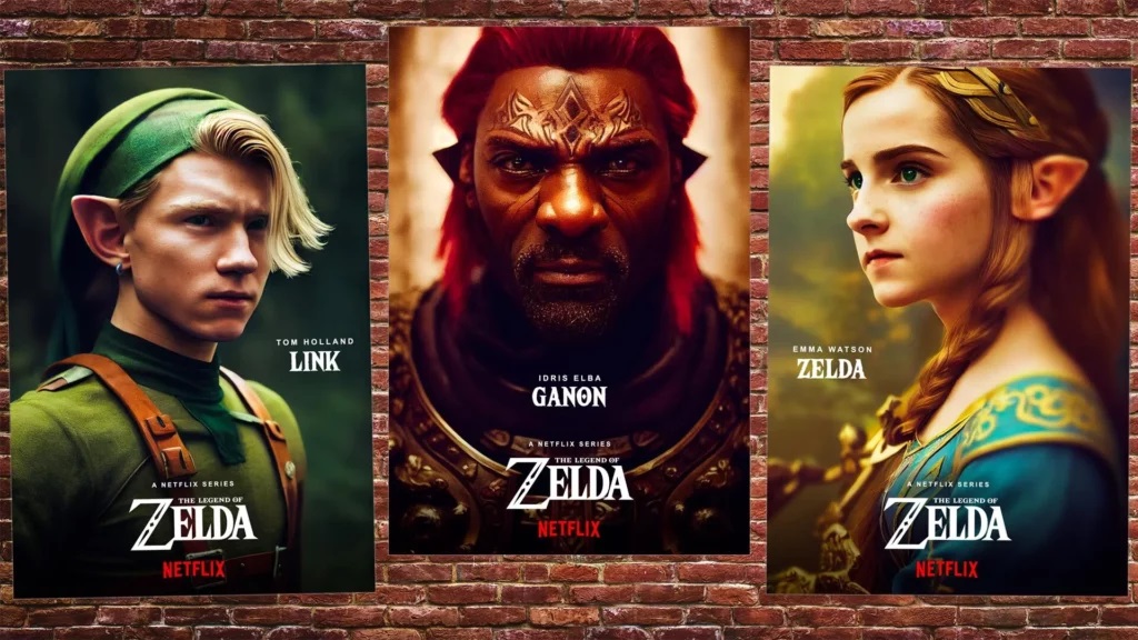 Xuất hiện poster phim Zelda do “Người Nhện” Tom Holland và “Hermione” Emma Watson thủ vai, tiếc rằng chỉ là hình fake