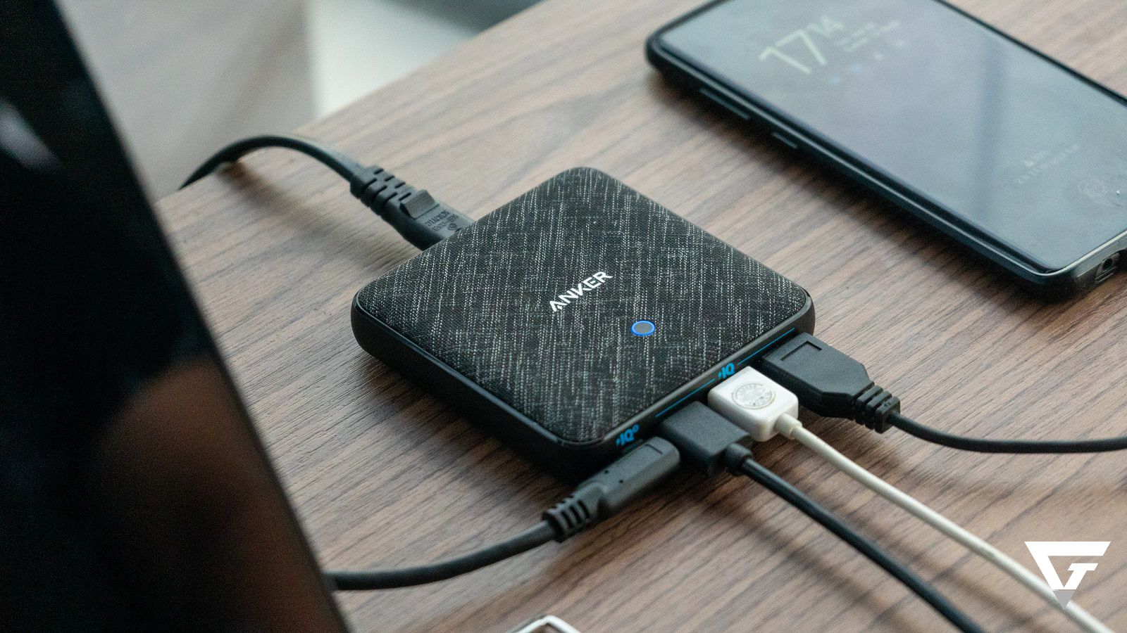 Anker PowerPort Atom III - Bộ sạc 4 cổng nhỏ gọn công suất 65W, tích hợp USB-C hỗ trợ PowerIQ 3.0