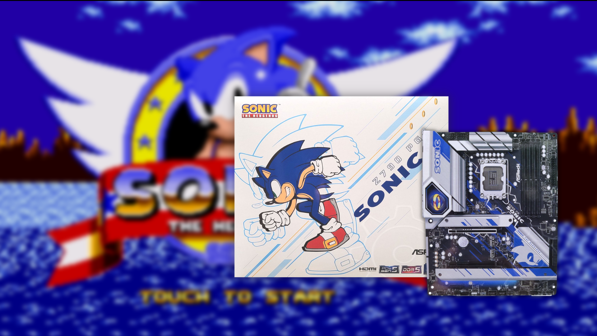 ASRock ra mắt mainboard Z790 Phantom Gaming phủ skin siêu nhím Sonic đong đầy dấu ấn tuổi thơ