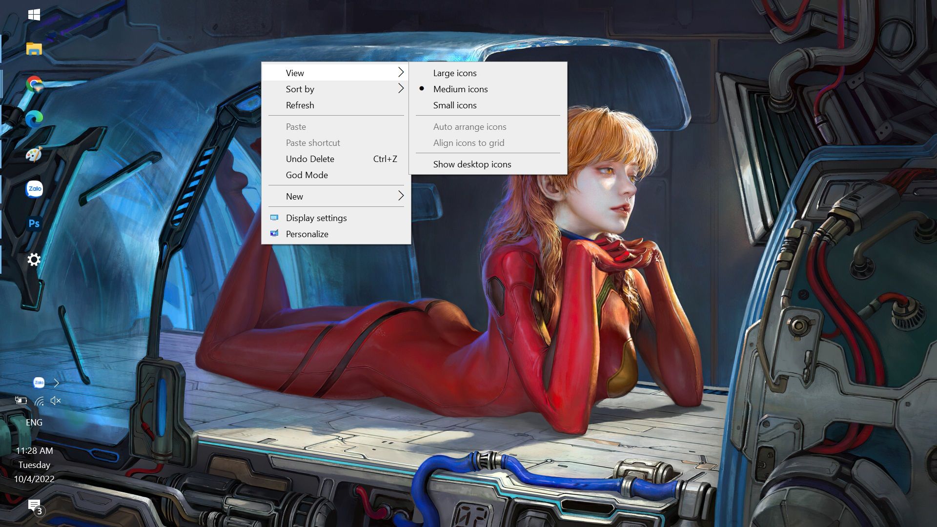 Vì ai cũng yêu tự do, hướng dẫn tắt tính năng ép buộc sắp xếp vị trí icon desktop Windows 10
