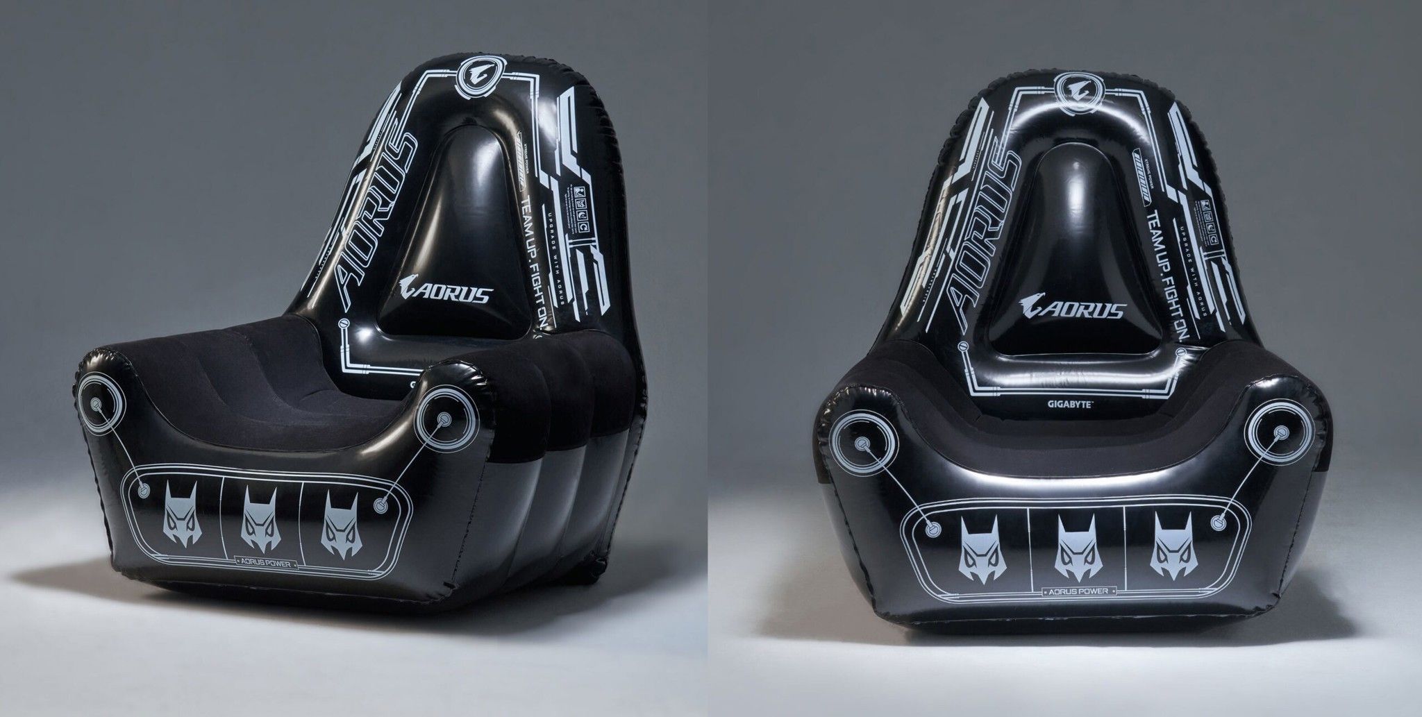 GIGABYTE hé lộ ghế bơm hơi gaming Aorus với thiết kế ngộ nghĩnh