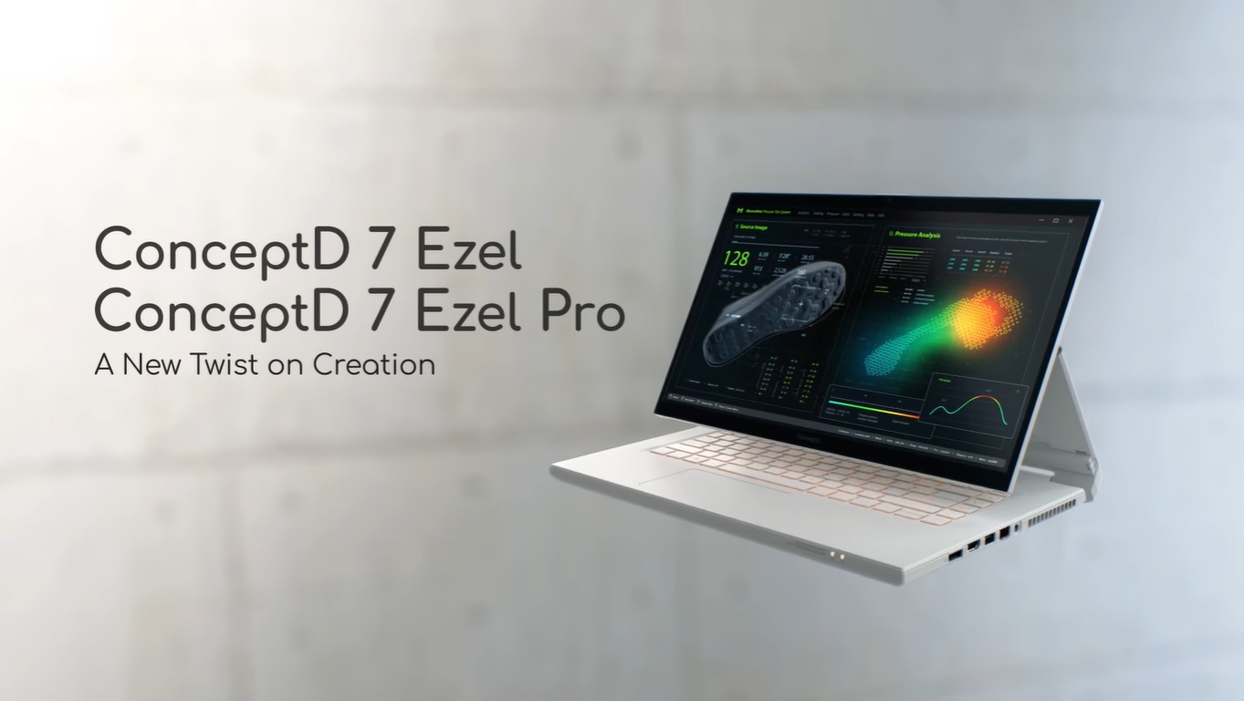 [CES 2020] Acer ra mắt laptop ConceptD 7 Ezel có thể "biến hình" dành cho anh em designer