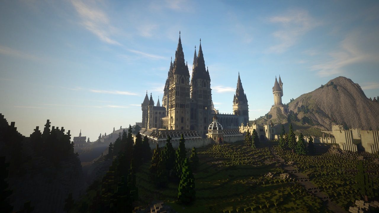 Đã có thế giới phép thuật Harry Potter trong Minecraft, mời anh em nhập học trường phù thuỷ Hogwarts