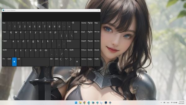 Hướng dẫn kích hoạt bàn phím ảo trên Windows 11, vị cứu tinh khi bàn phím bị liệt nút