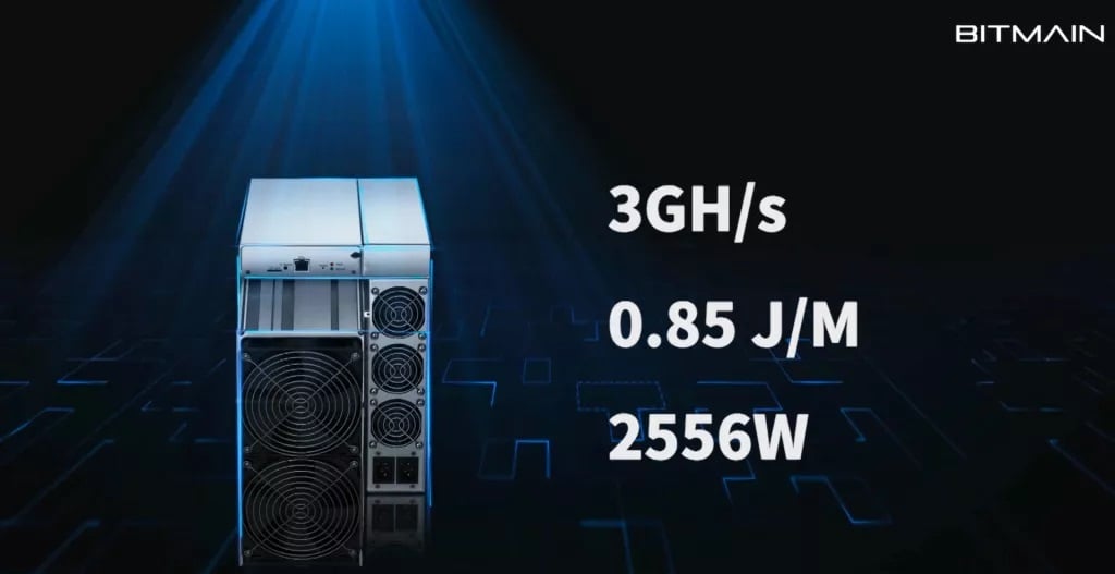 Bitmain Antminer E9 - máy đào coin mạnh nhất thế giới với công lực bằng 32 card RTX 3080, ăn 2556W điện