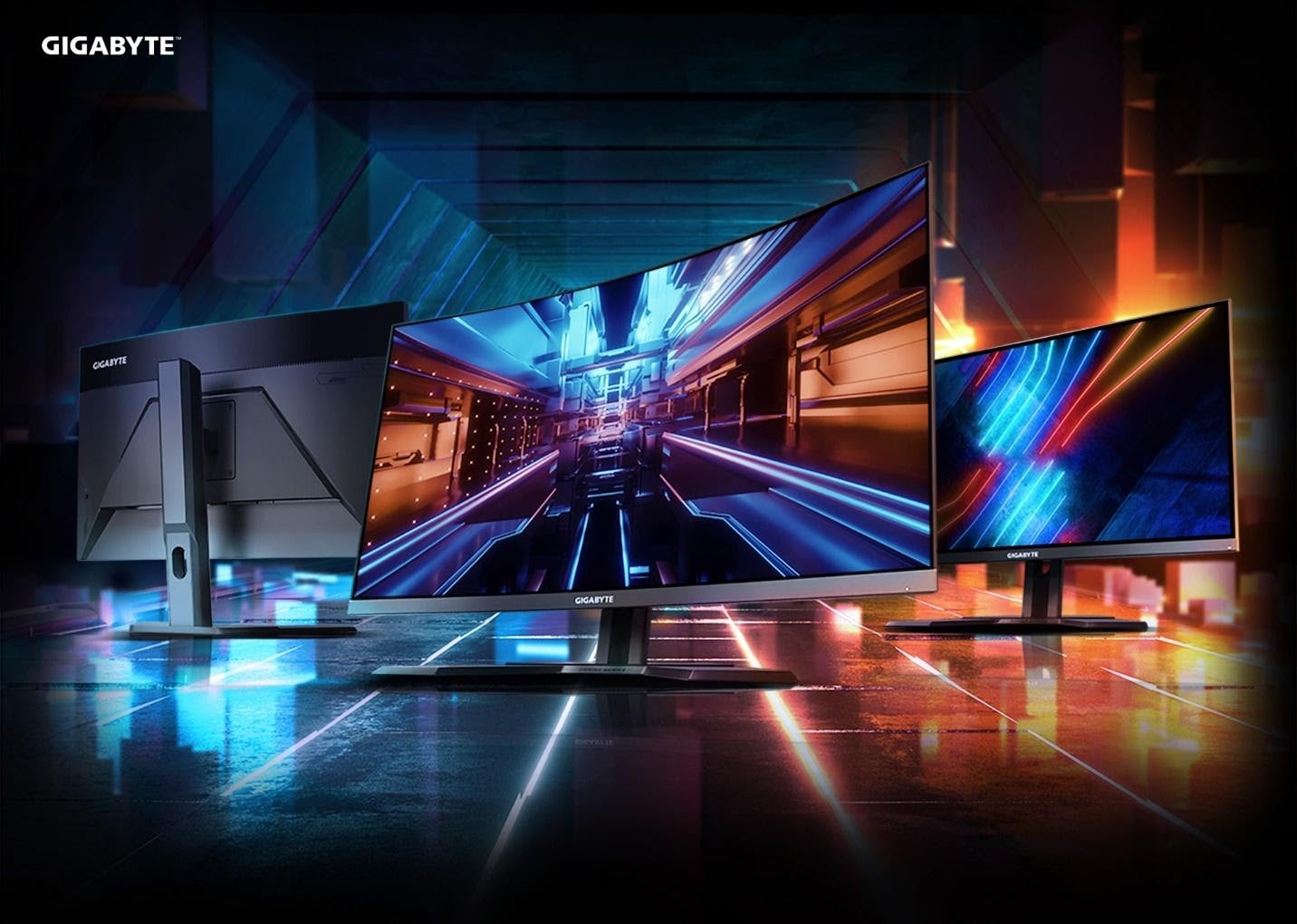 [CES 2020] Gigabyte ra mắt bộ 3 màn hình gaming “ngoại đạo” với thiết kế tách biệt hẳn so với dòng AORUS