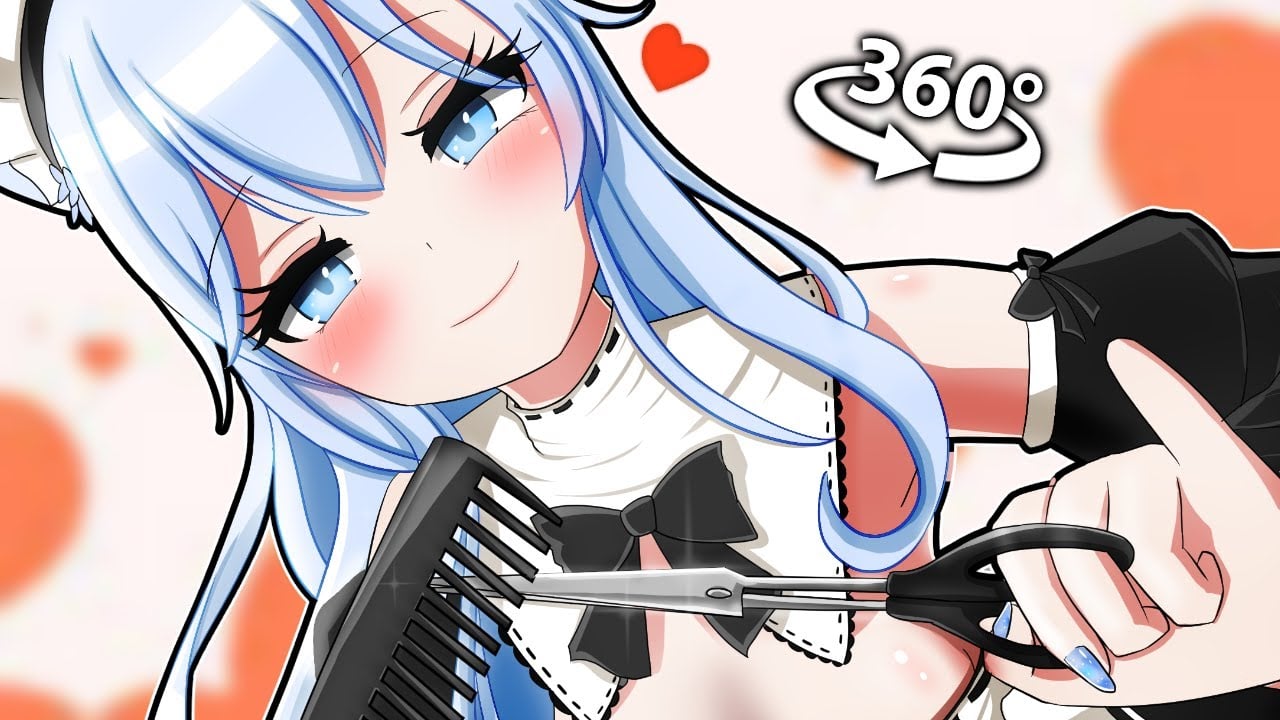 Vì ai cũng cần quả đầu gọn gàng, mời bạn đi cắt tóc cùng gái anime trong Youtube VR 360