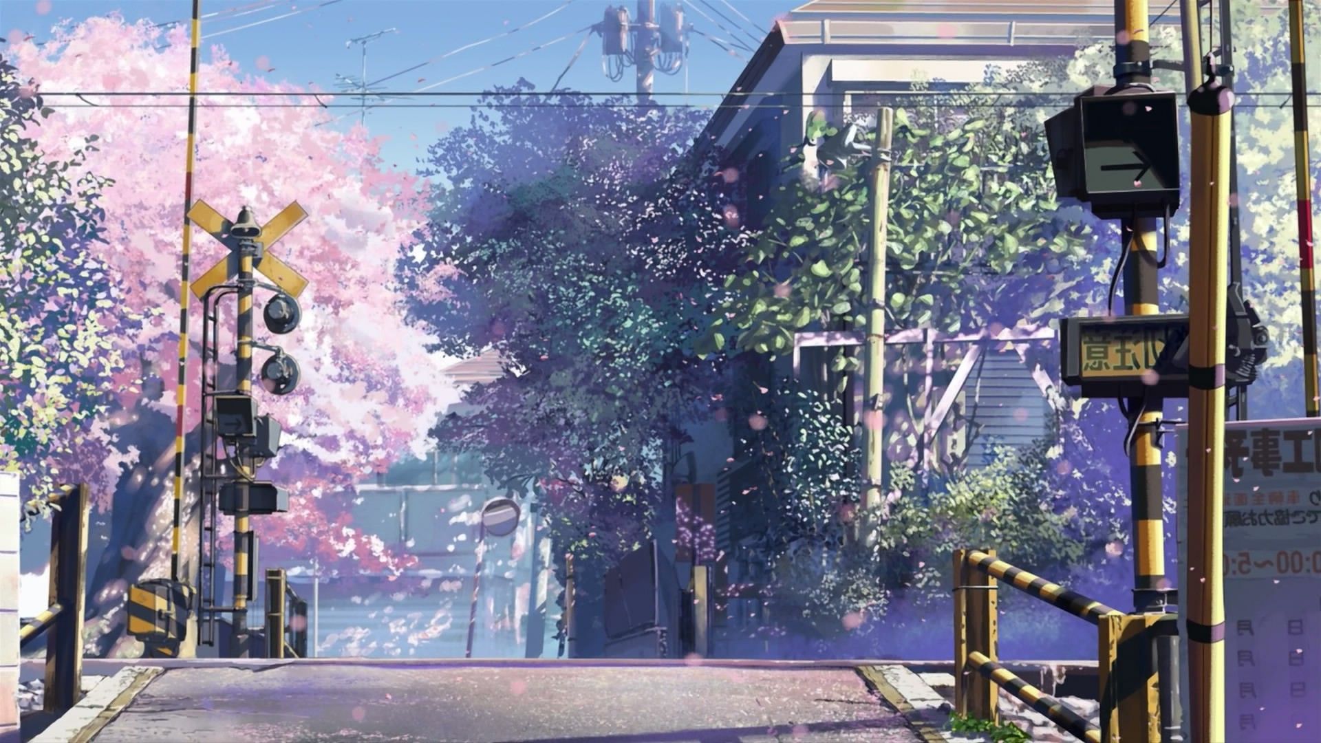 Download Makoto Shinkai 5CM Per Second Romantic Anime Wallpaper |  Wallpapers.com