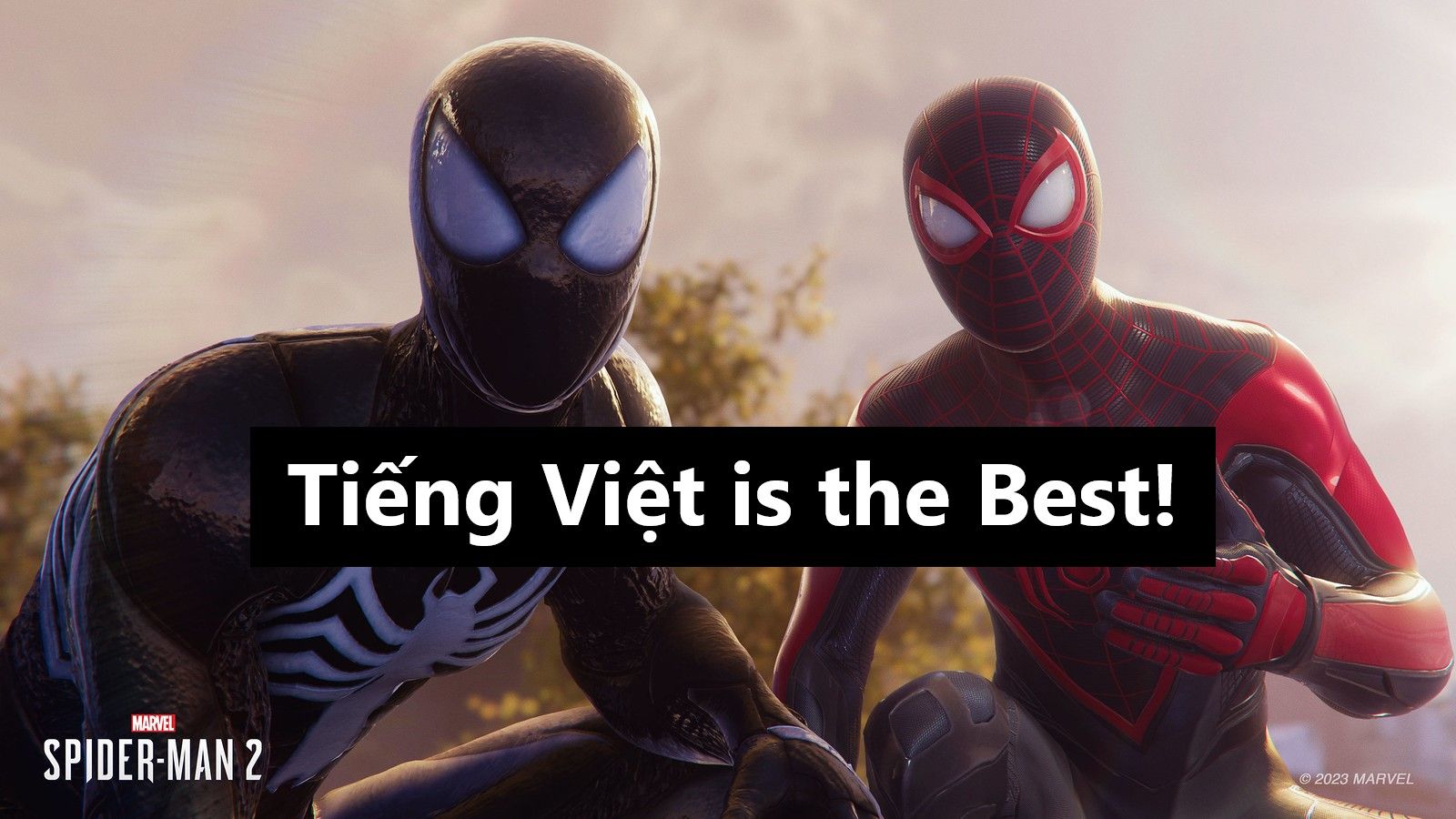 Bom tấn Marvel's Spider-Man 2 là game đầu tiên trên PS5 có phụ đề tiếng Việt