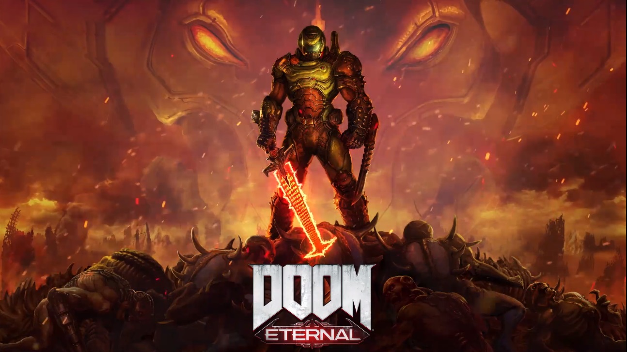 Doom Eternal tung trailer hành động đỉnh cao, xuất hiện thanh “Ỷ Thiên Kiếm” đỏ au chất lừ