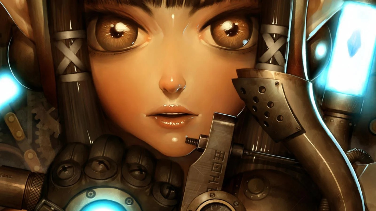 Vì ai cũng cần desktop ấn tượng, mời bạn tải bộ hình nền chủ đề Steampunk phong cách anime tuyệt đẹp