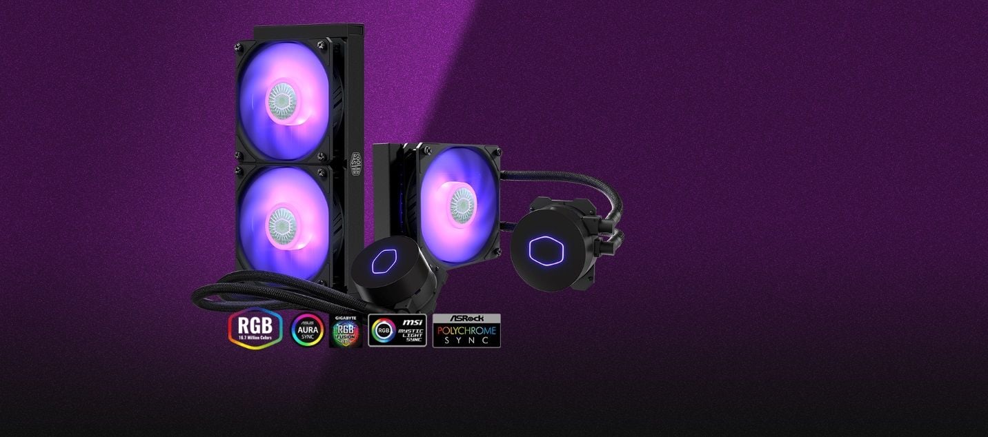 Cooler Master trình làng bộ đôi tản nhiệt AIO MasterLiquid ML120/240L RGB V2 với pump buồng đôi thế hệ 3