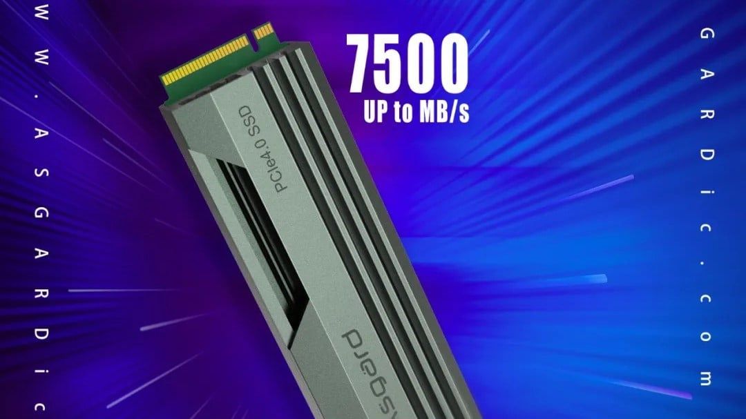 SSD PCIe 4.0 của Trung Quốc đạt tốc độ 7,5 GBps với chip NAND 128L 3D TLC