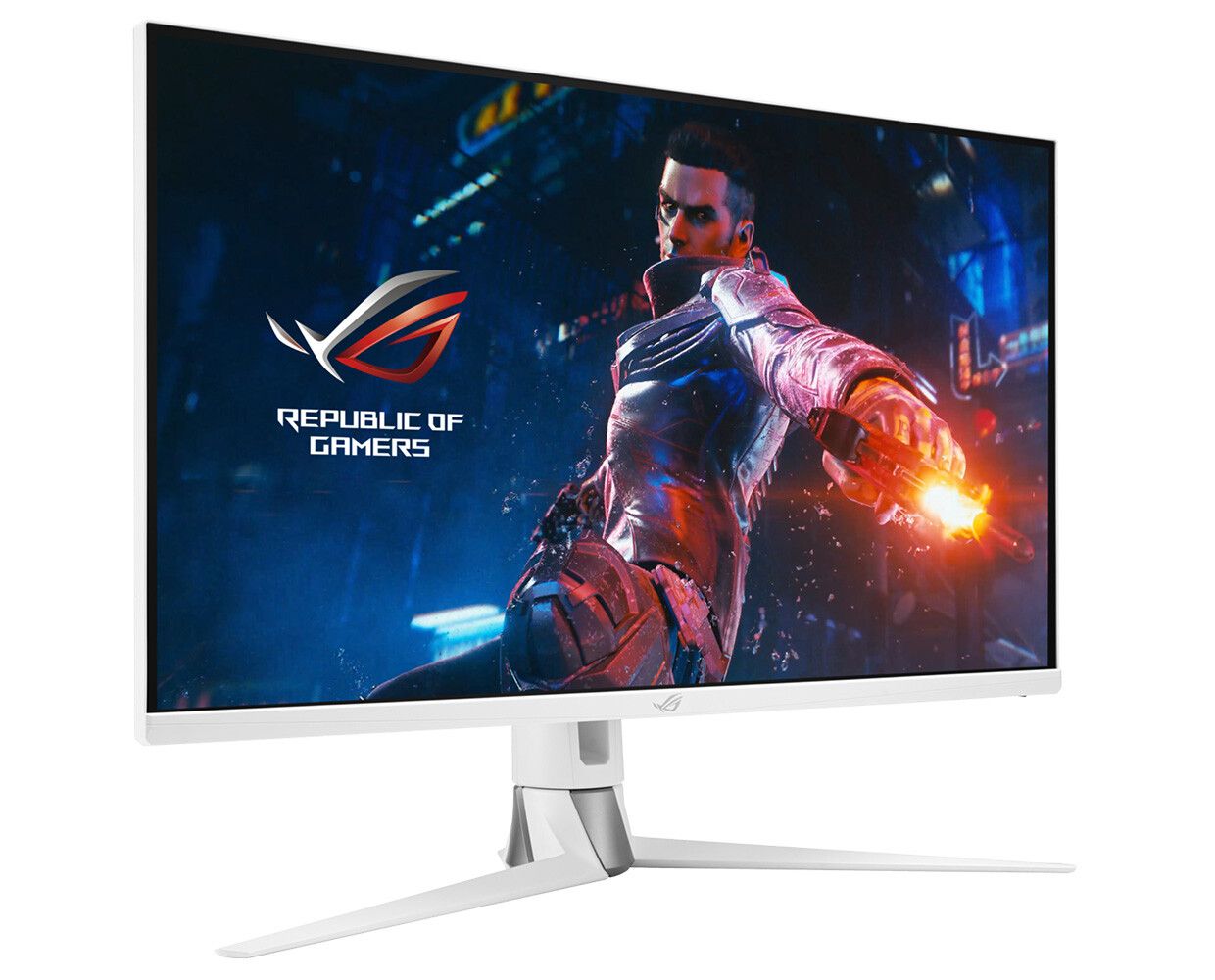 ASUS ra mắt màn hình gaming ROG Swift PG329Q-W trắng tinh tế tích hợp ELMB Sync và DisplayHDR 600