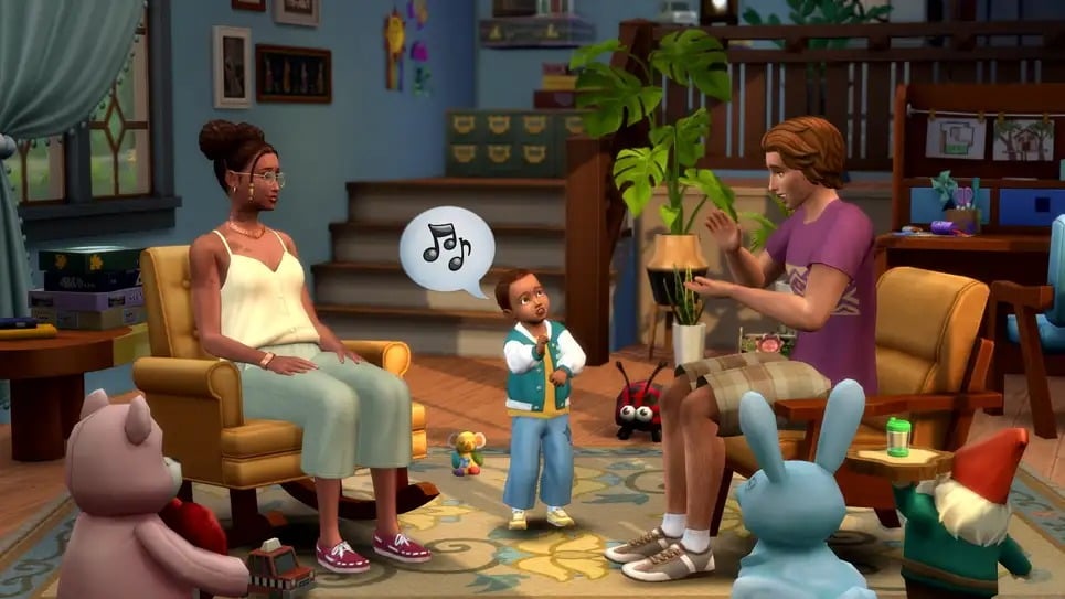 The Sims 4 dính lỗi siêu dị, biến những đứa trẻ ngây thơ thành ma chân dài