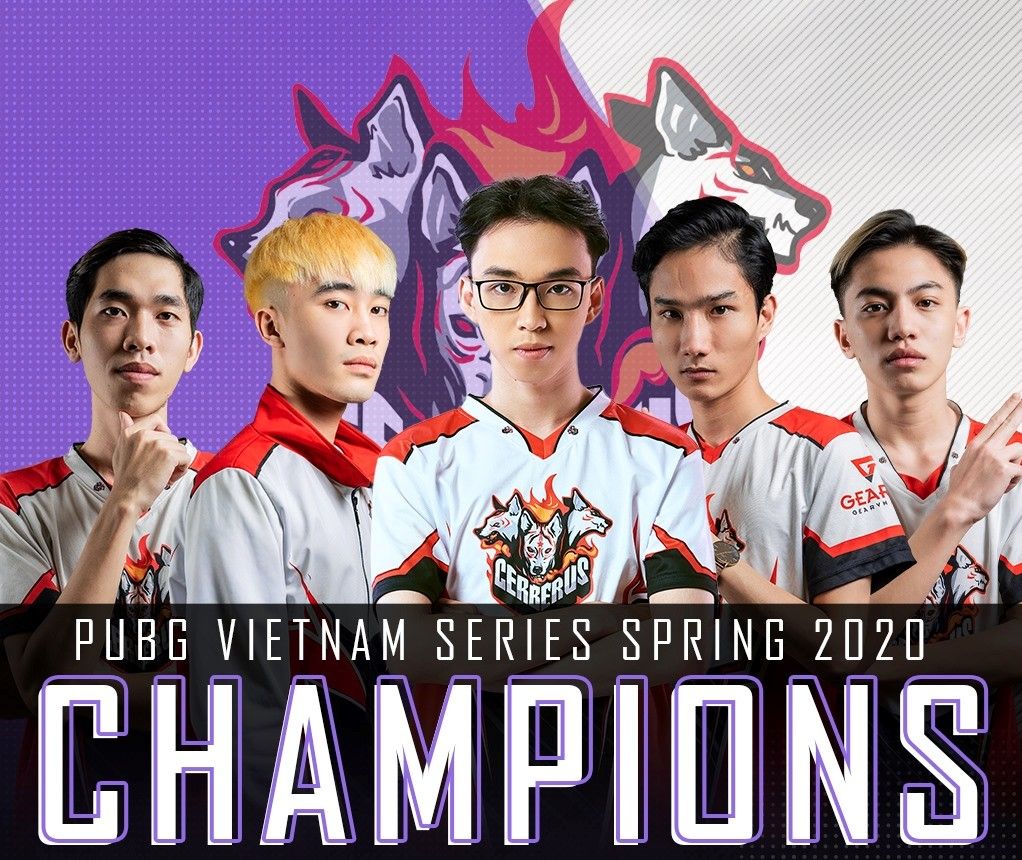 Cerberus lên ngôi PVS Spring, đại diện Việt Nam tham dự giải PUBG quốc tế PGS 2020