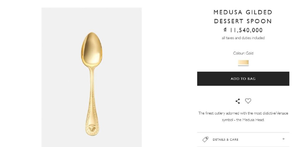 Streamer “đầu tư” hẳn một chiếc… muỗng trị gần 12 triệu VN chỉ để ăn tráng miệng