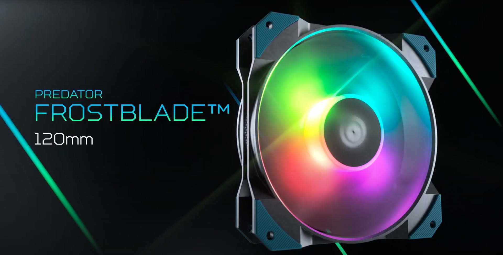 Acer bán lẻ quạt Predator FrostBlade 120mm, có led RGB cực ngầu, chưa có giá bán chính thức