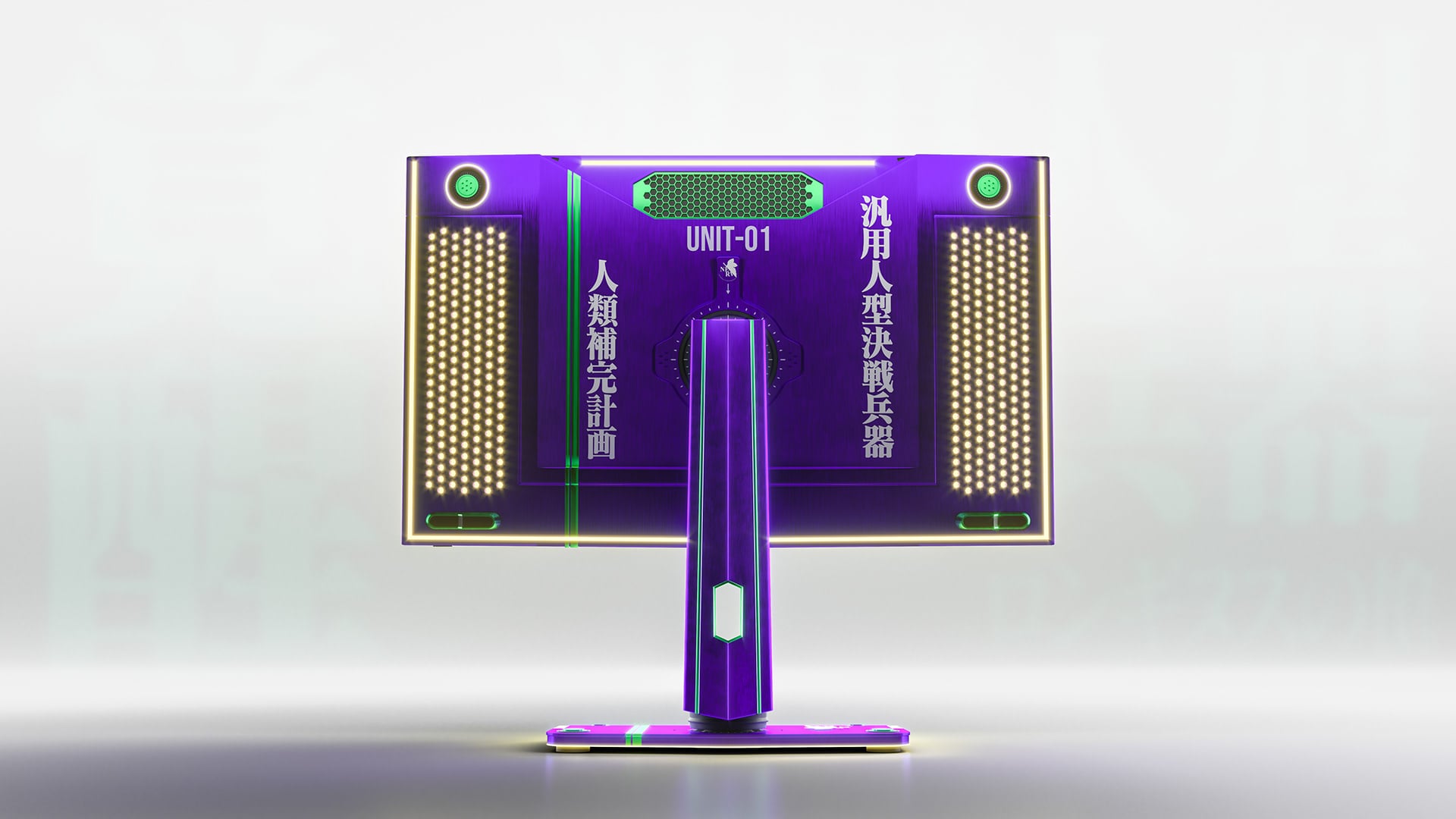 Xuất hiện concept màn hình MSI Optix xịn sò kết hợp anime Neon Genesis Evangelion cực ngầu