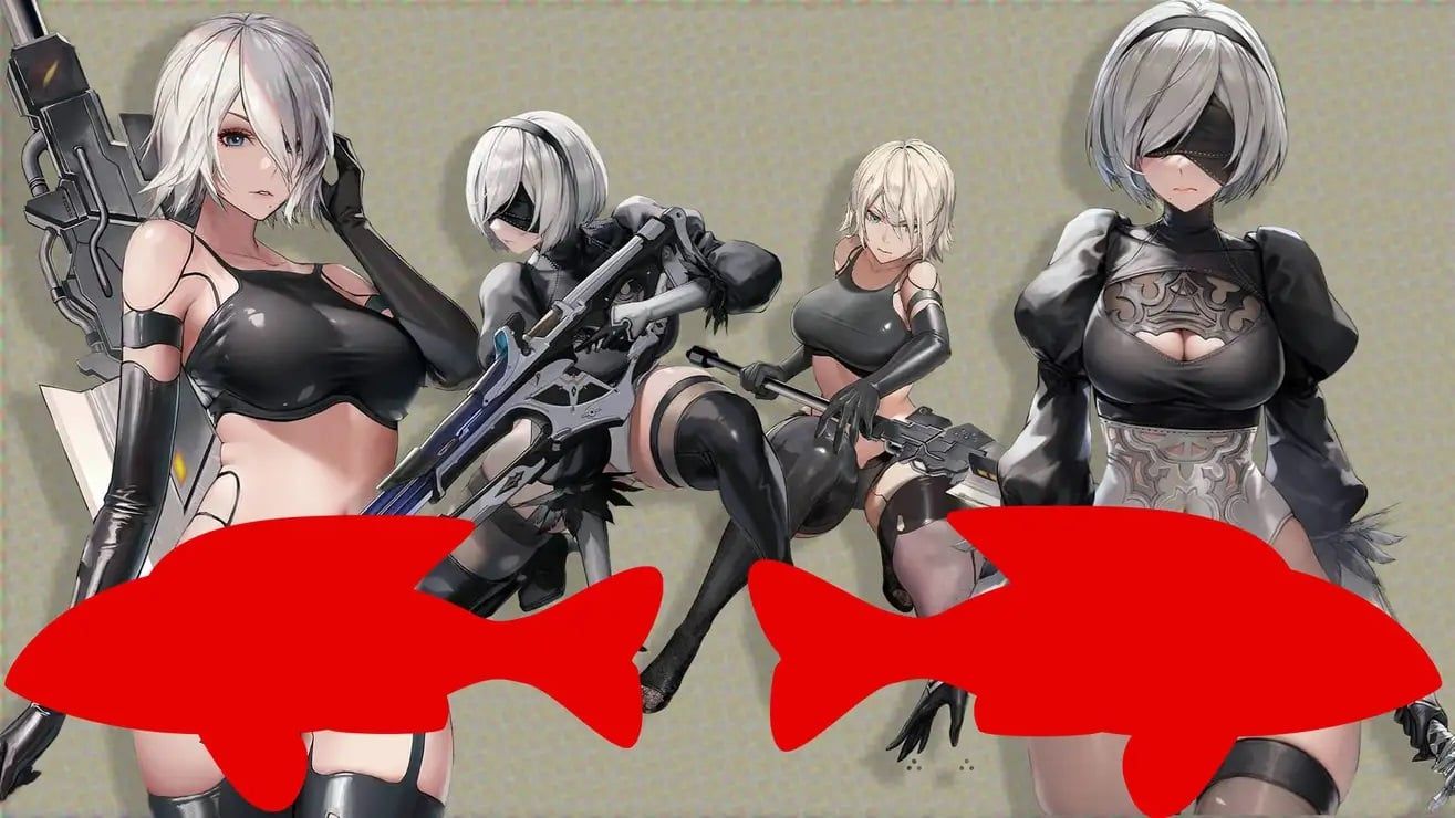 Nier Automata hợp tác game mobile, bắt 2B mặc đồ khiến fan nhìn không chớp mắt