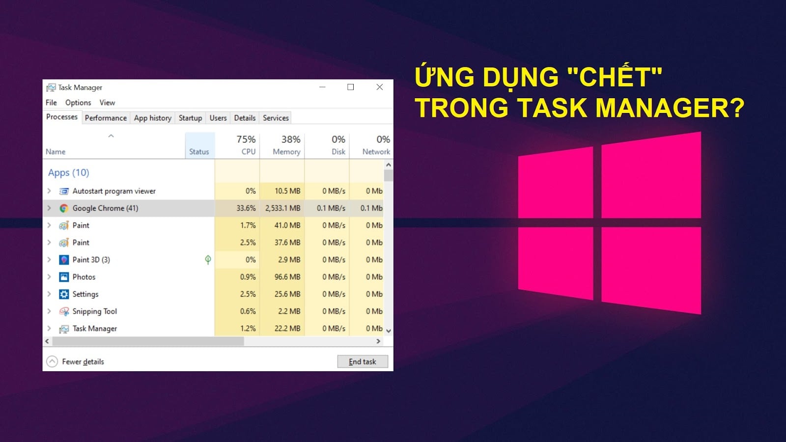 Hướng dẫn sử dụng Autoruns để loại bỏ các ứng dụng "chết" khởi động cùng Windows