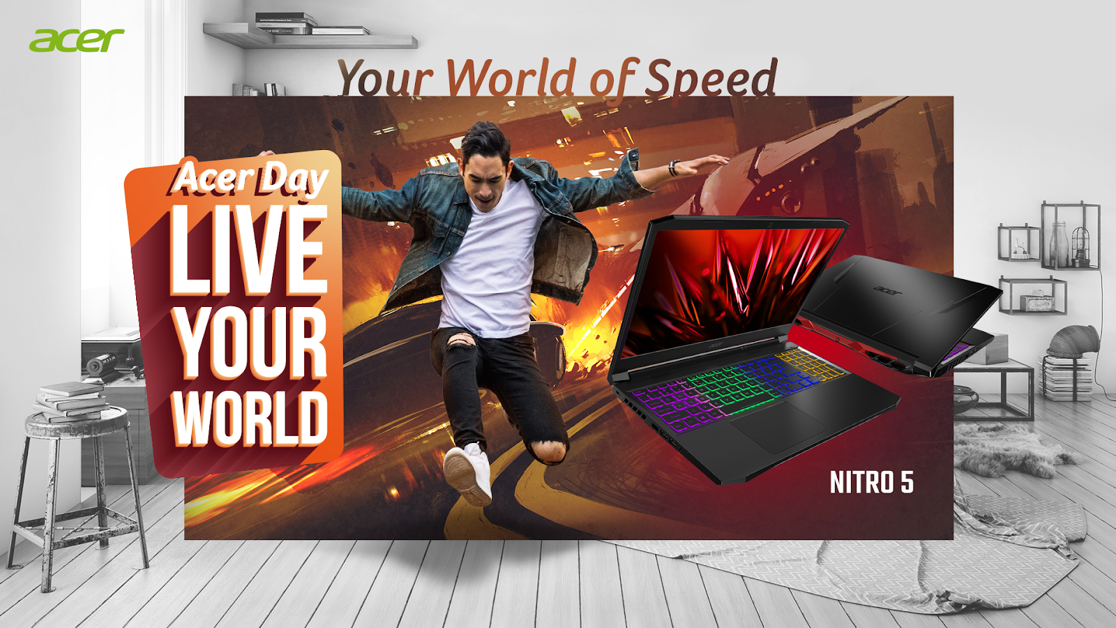 Mời các bạn tham gia livestream Acer Day - Tạo cảm hứng cho giới trẻ sống theo cách của mình