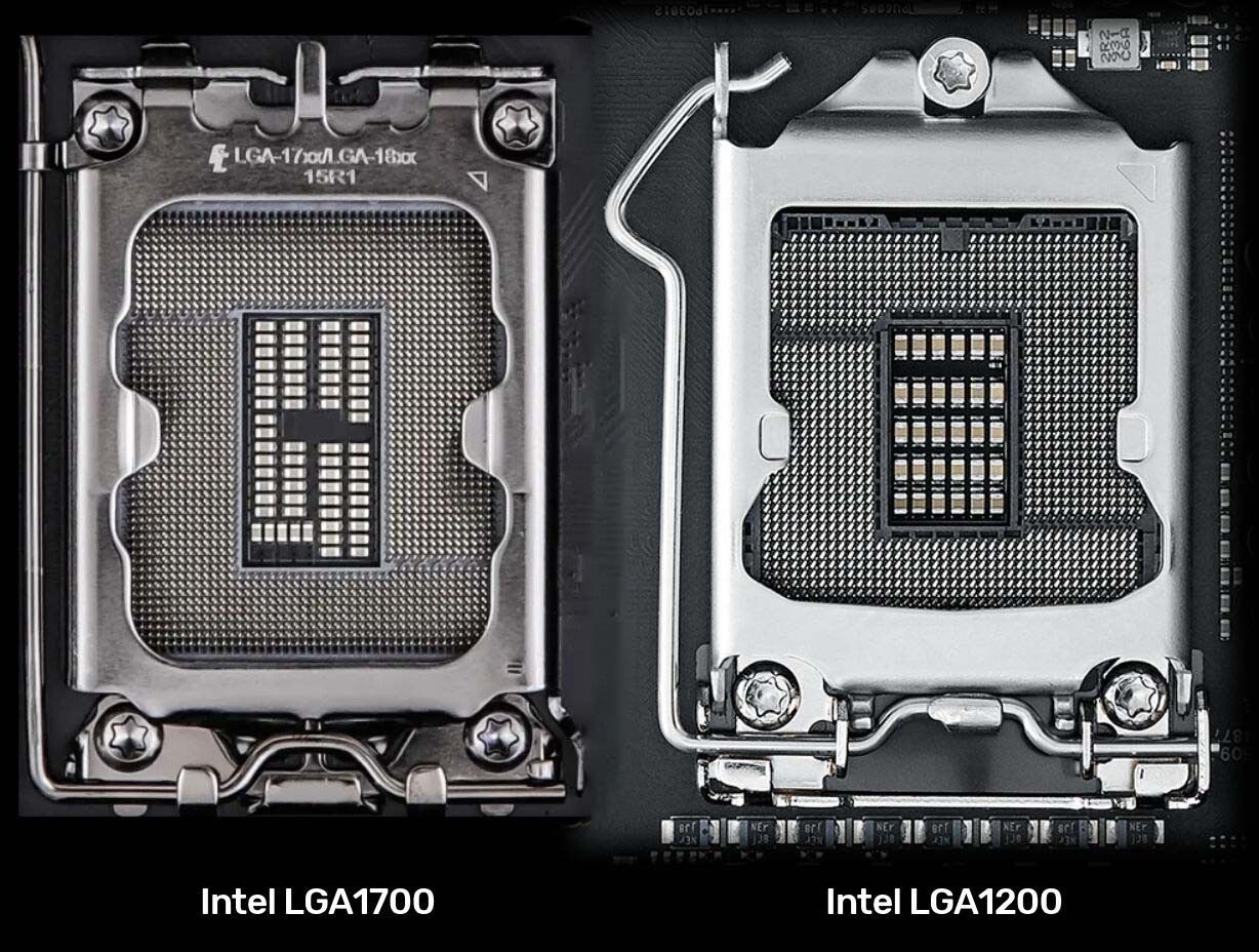 Lộ hình socket Intel LGA1700 có đến… 1800 chân pin