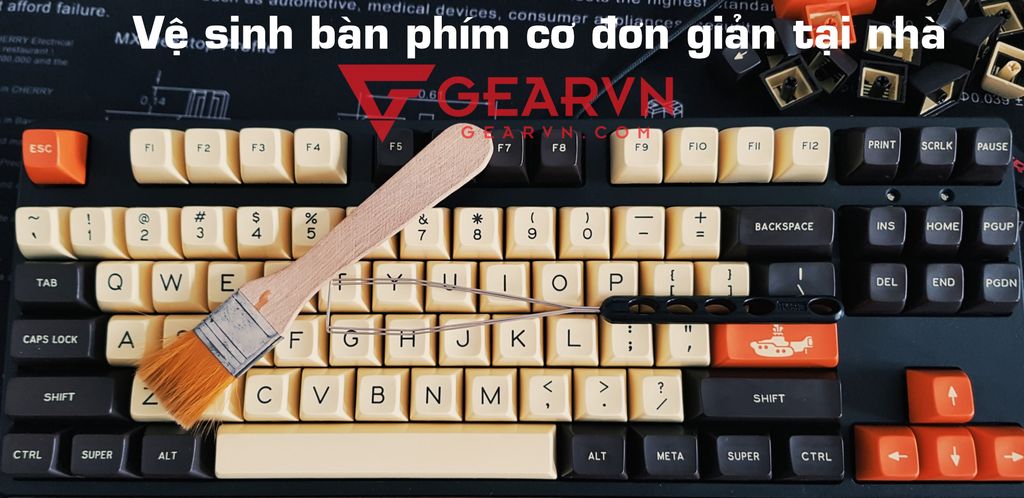 Hướng dẫn vệ sinh bàn phím cơ đơn giản tại nhà