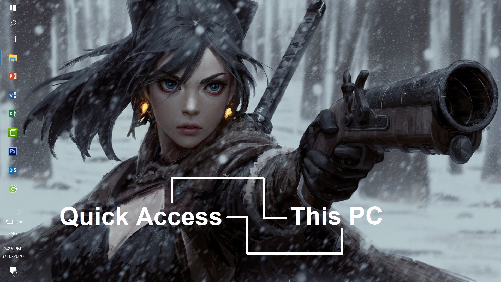 Hướng dẫn truy cập nhanh Quick Access hoặc This PC thông qua File Explorer trên Windows 10