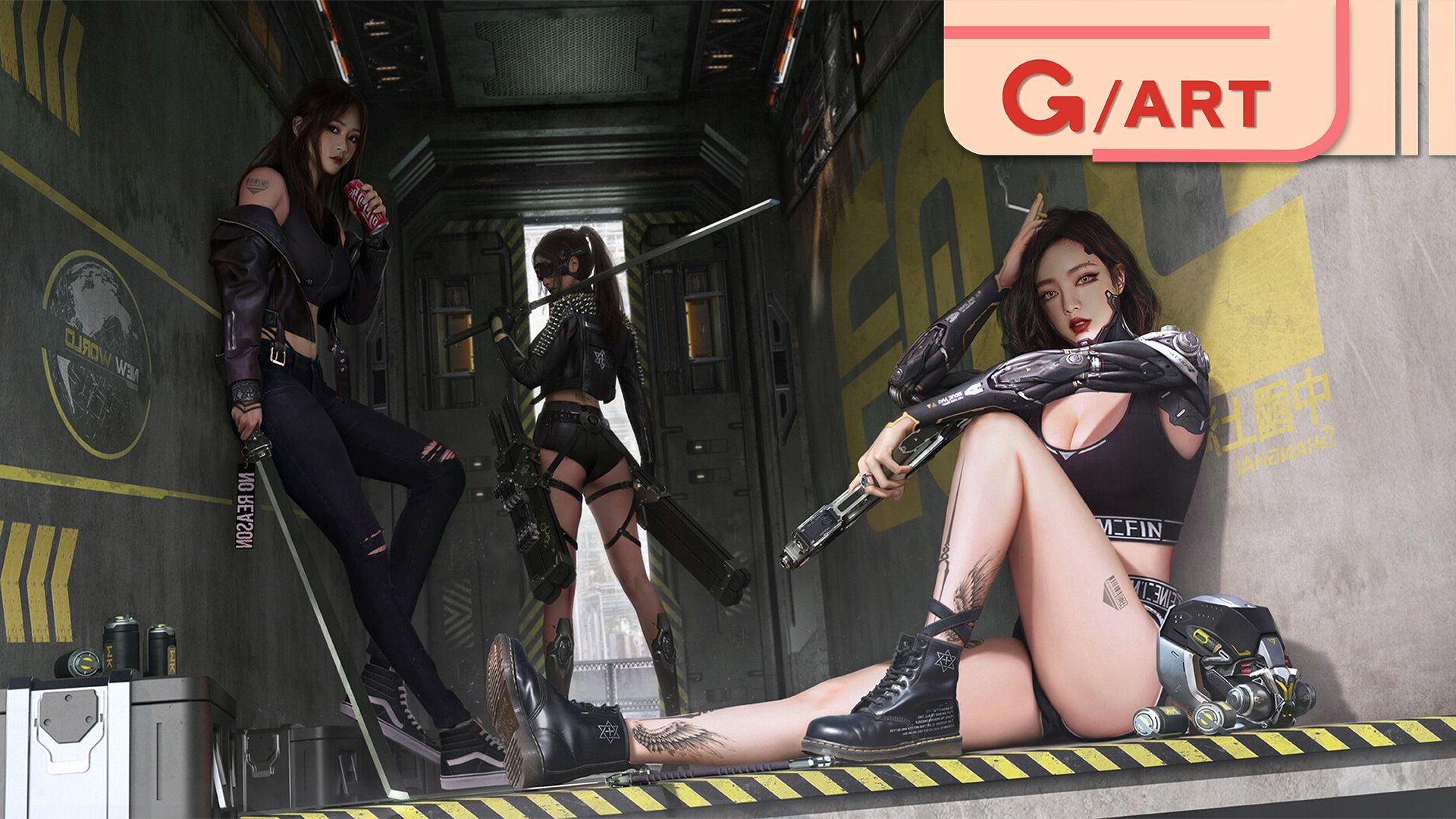 Vì ai cũng cần desktop ấn tượng, mời anh em tải bộ hình nền Cyberpunk phong cách Anime